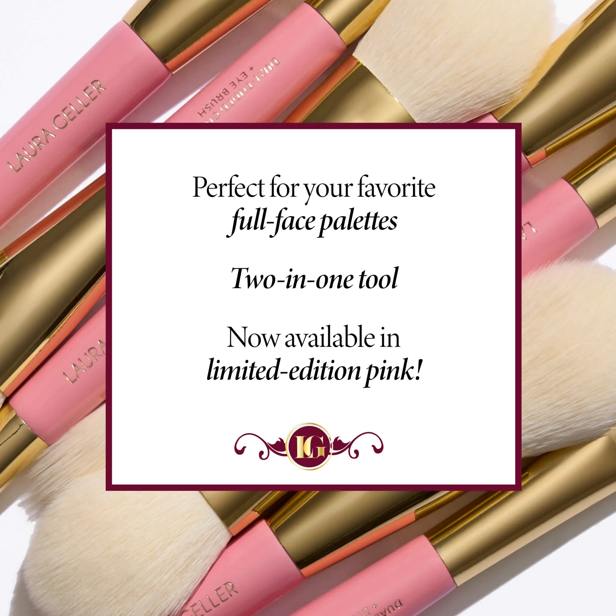 Dual-Ended Cheek   Eye Brush